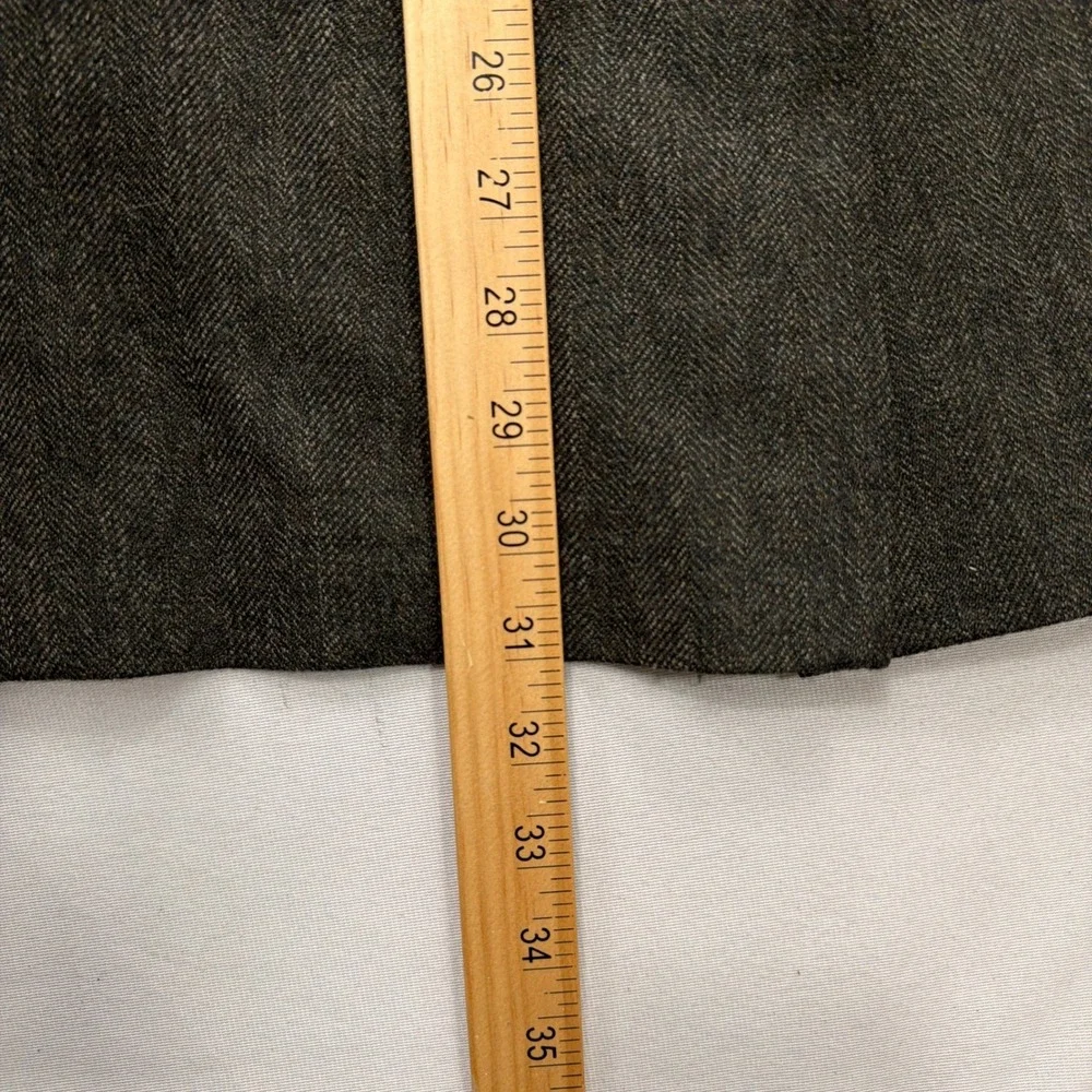 Jos. A. Bank Sport Coat Tailored Fit 100% Wool Herringbone Brown Mens 46 Regular